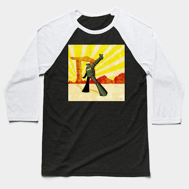 Robot Baseball T-Shirt by droidmonkey